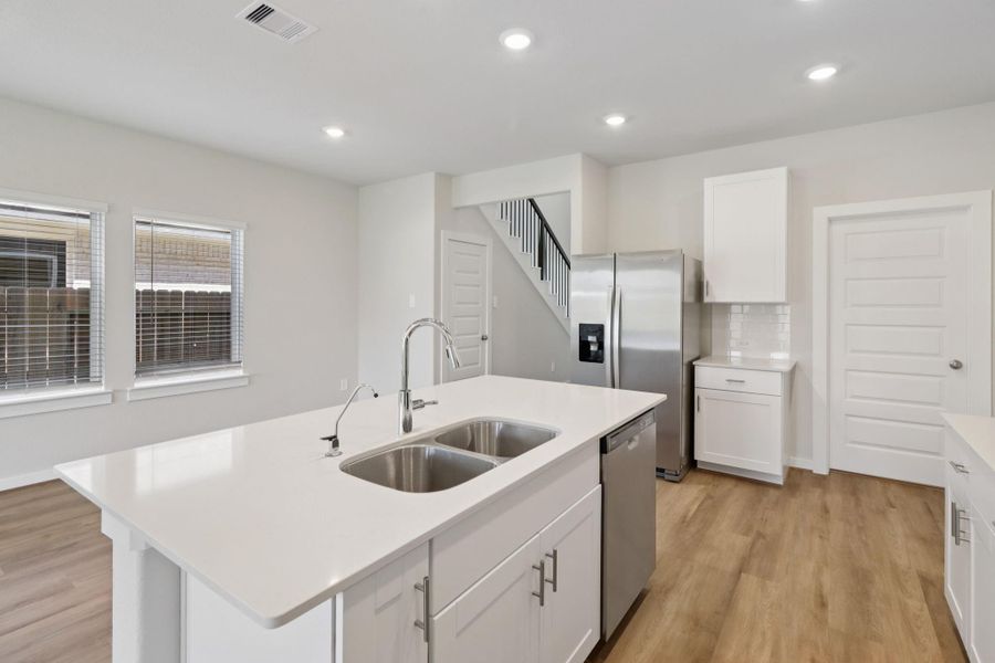 Furnished interior view inside a new home in Landing Meadows - Traditional Series, New Caney (Image 6).