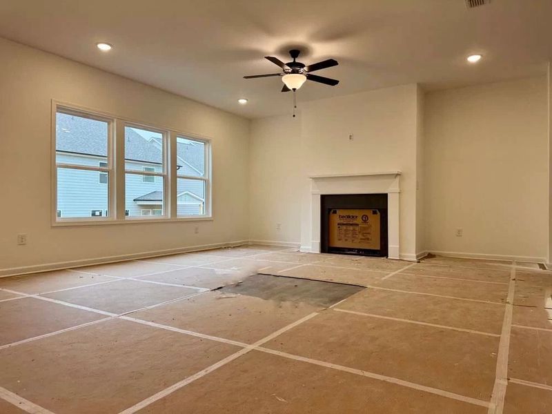 Family Room Construction Progress Family Room Construction Progress