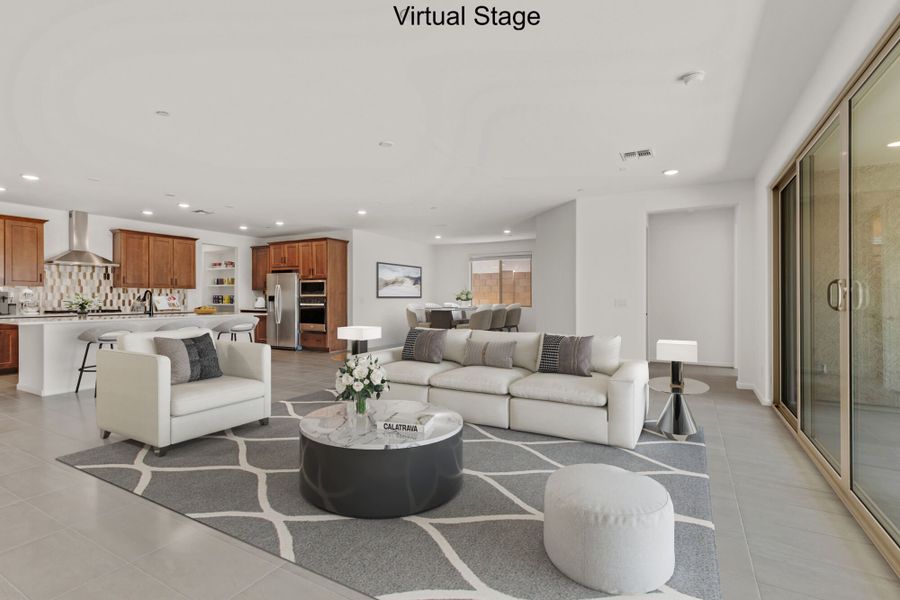 Furnished interior view inside a new home in Montelena, Marana (Image 3).