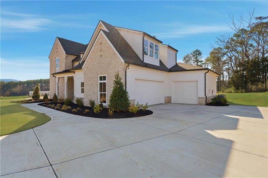 Front exterior of a new home in , Canton, GA, highlighting curb appeal (Image 26).
