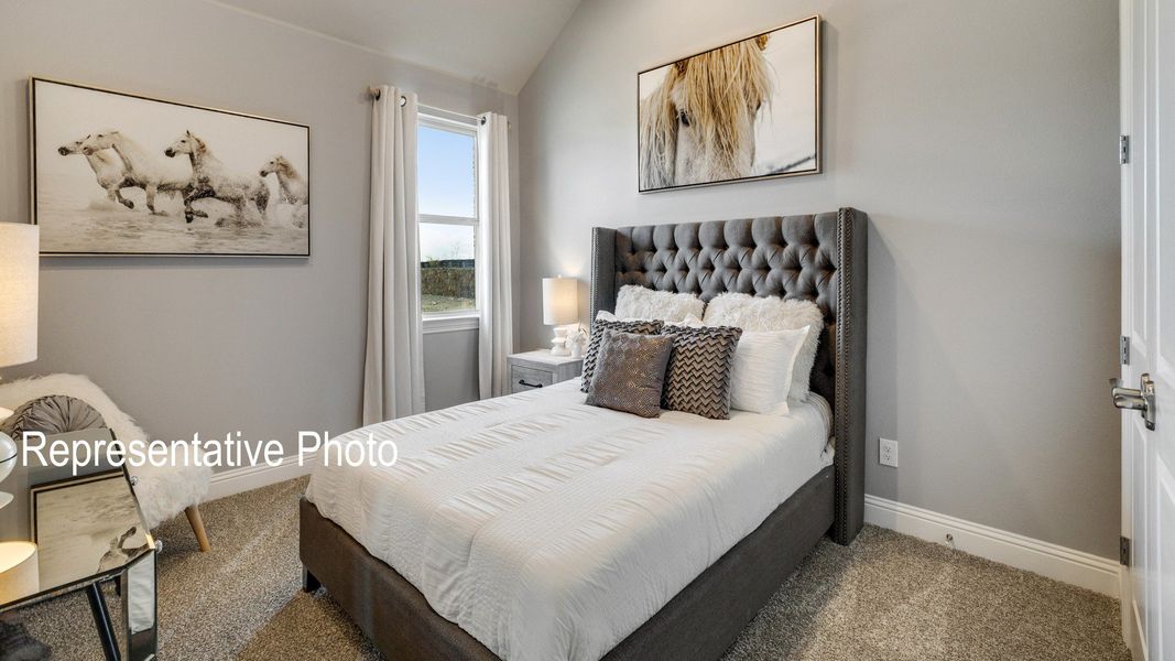 Furnished interior view inside a new home in Wildflower Ranch, Fort Worth (Image 15).