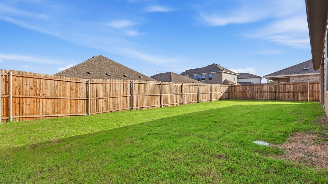 Exterior details and patio area of a home in Patriot Estates, Venus (Image 25). Exterior details and patio area of a home in Patriot Estates, Venus (Image 25).
