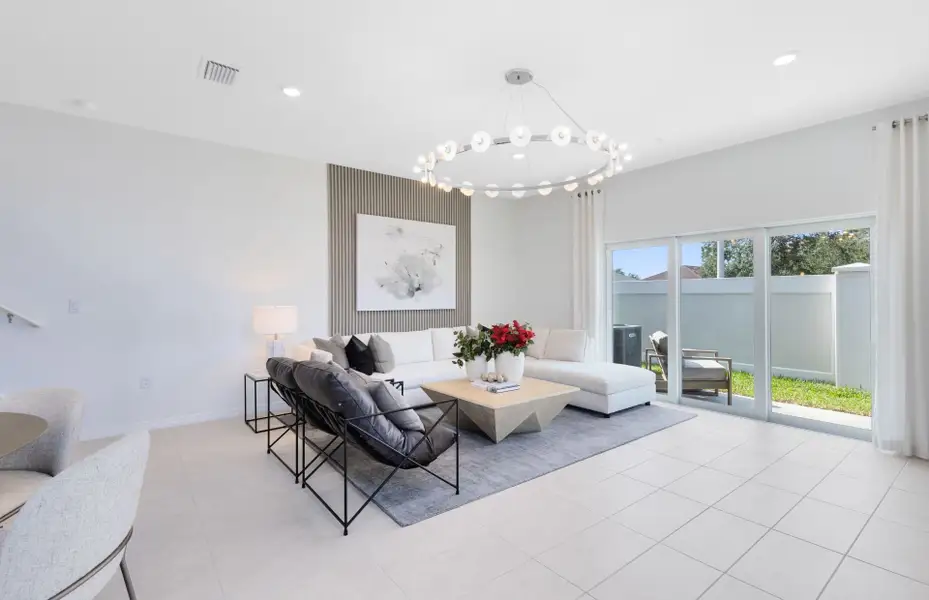 Furnished interior view inside a new home in Harbor Square, Palm Bay (Image 3).