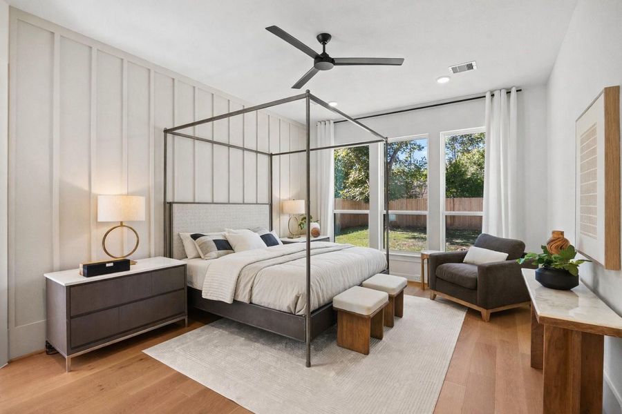 Furnished interior view inside a new home in , Houston (Image 7).