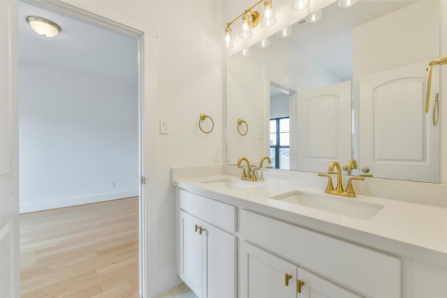 Furnished interior view inside a new home in Timbergrove Trails, Houston (Image 4).
