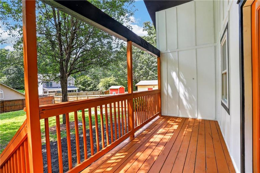 Exterior details and patio area of a home in , Scottdale (Image 26).