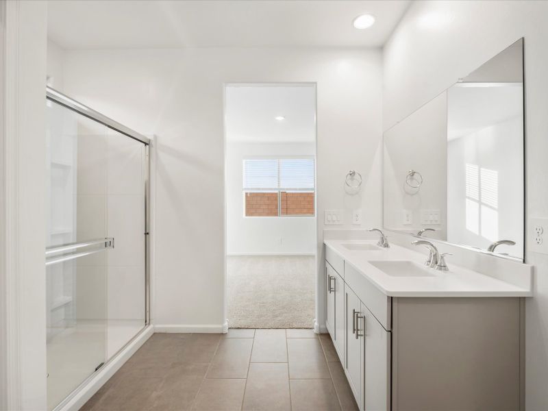 Furnished interior view inside a new home in Las Patrias at Star Valley Phase III - Premier Series, Tucson (Image 8).