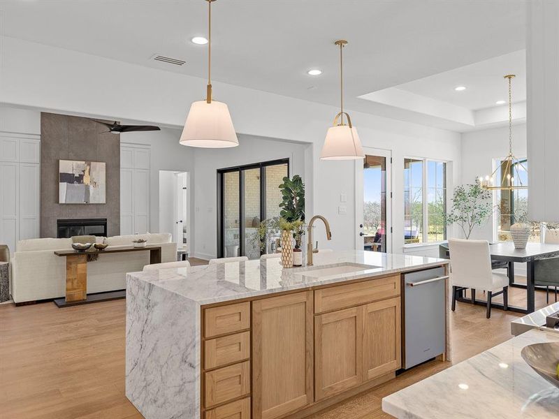 Furnished interior view inside a new home in , Gunter (Image 7).