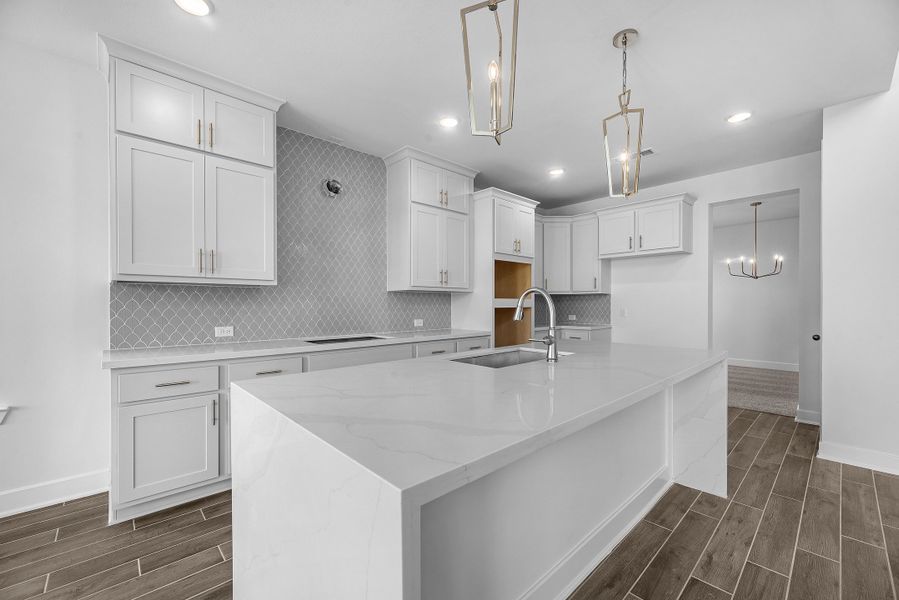 Furnished interior view inside a new home in Sienna, Missouri City (Image 6).