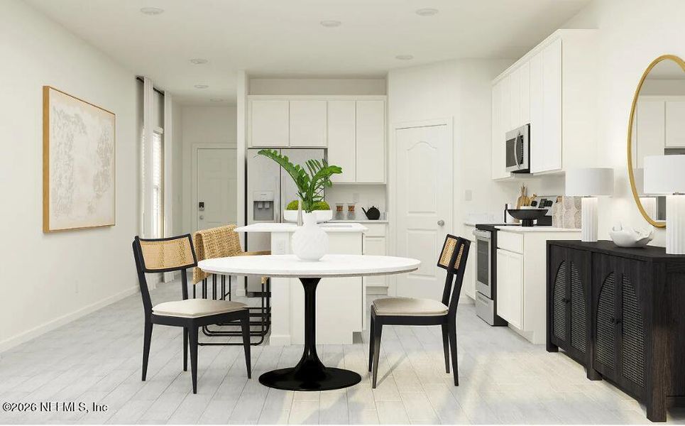 Furnished interior view inside a new home in Granary Park, Green Cove Springs (Image 11).