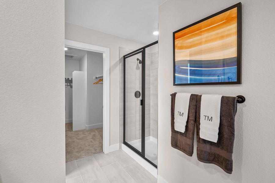 Furnished interior view inside a new home in Trailstone, Arvada (Image 20).
