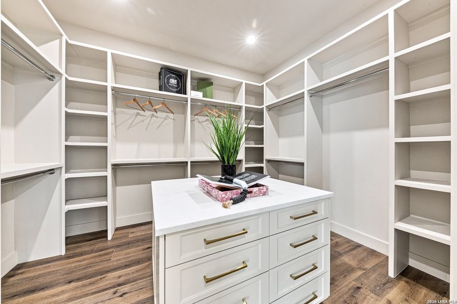 Furnished interior view inside a new home in , New Braunfels (Image 12).