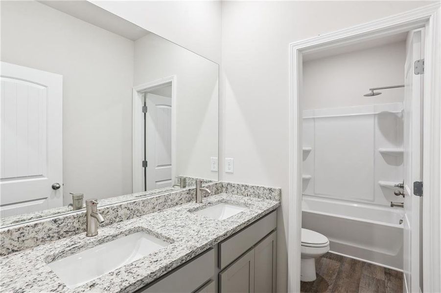 Furnished interior view inside a new home in Conner Springs, Social Circle (Image 3).