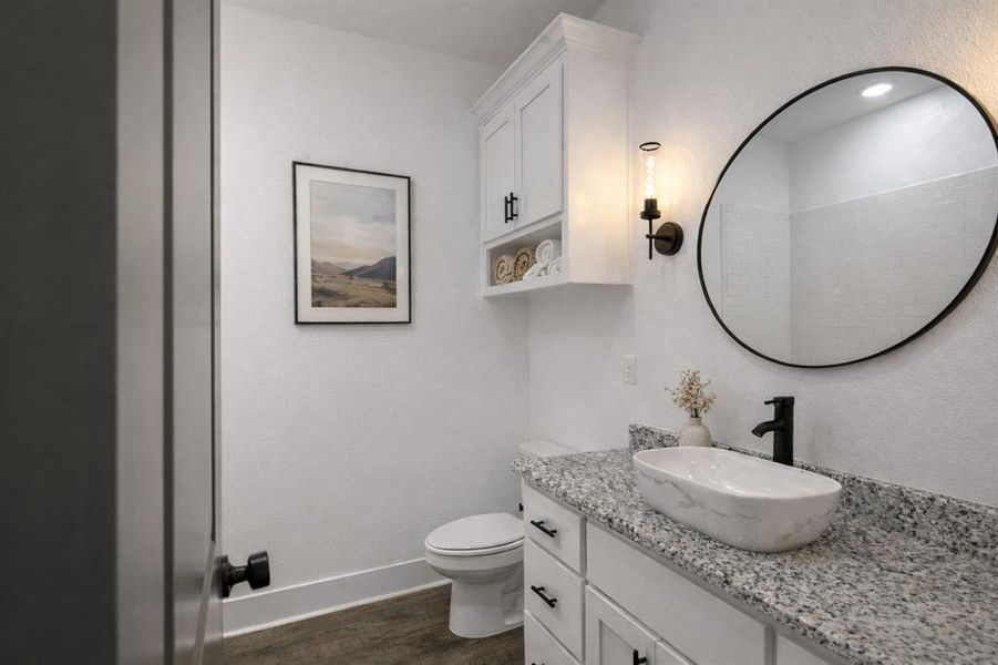 Furnished interior view inside a new home in , Sadler (Image 18).