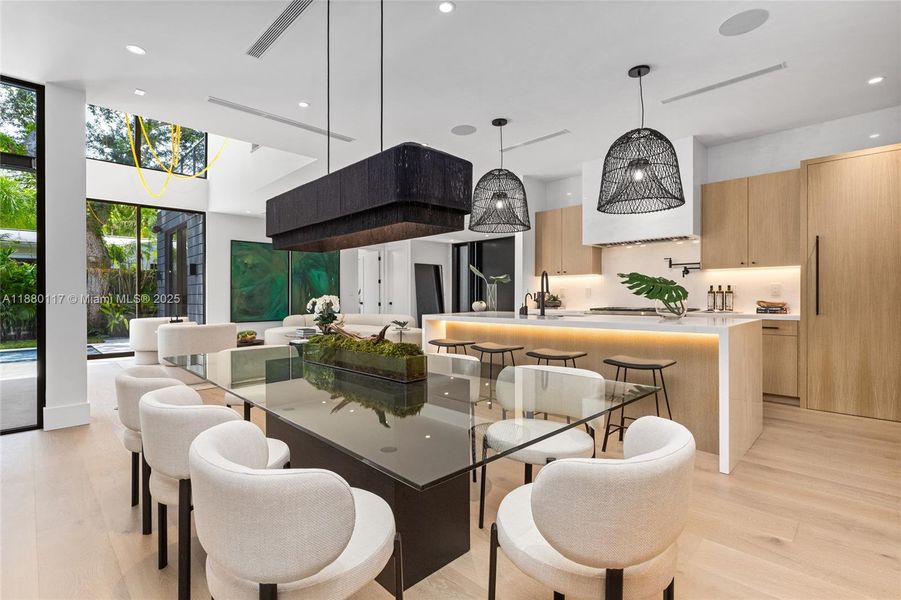 Furnished interior view inside a new home in , Miami (Image 42).