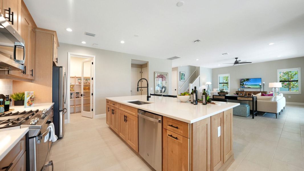 Furnished interior view inside a new home in Grand Park Real Estate and Homes for Sale in Sarasota, FL - Neal Communities, Sarasota (Image 4).