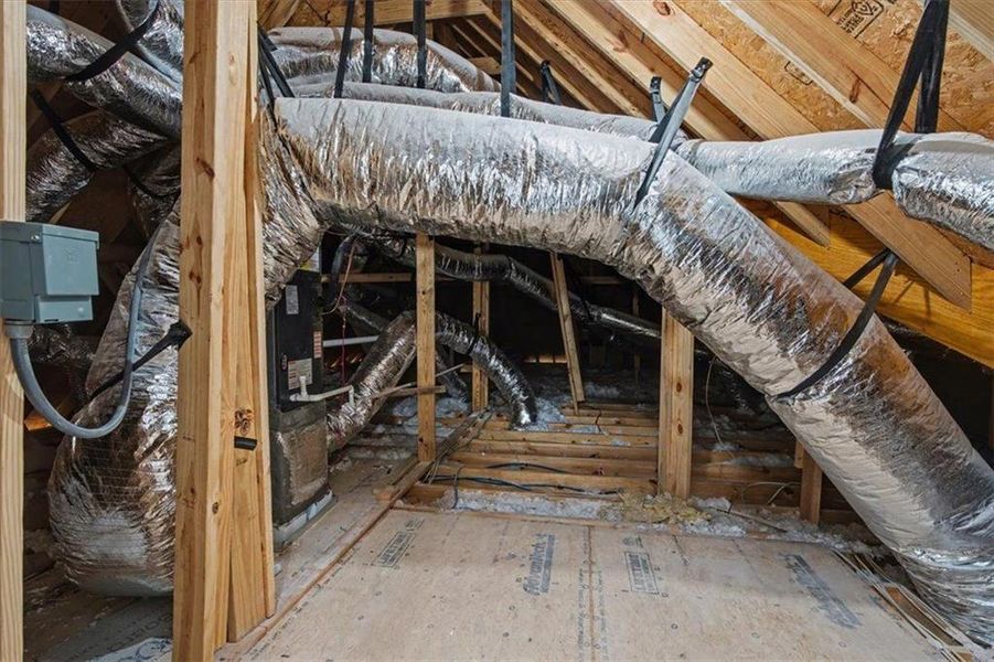 In-progress construction of a new home in , Lindale, GA (Image 53).