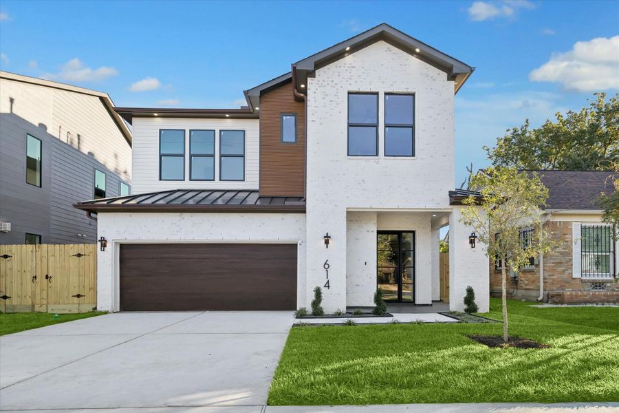 Front exterior of a new home in , Houston, TX, highlighting curb appeal (Image 2).