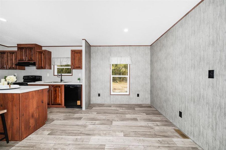 Furnished interior view inside a new home in , Bronson (Image 6).