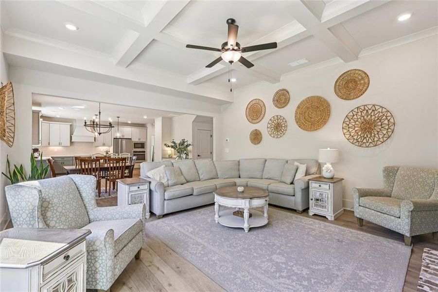 Furnished interior view inside a new home in , Hoschton (Image 16).