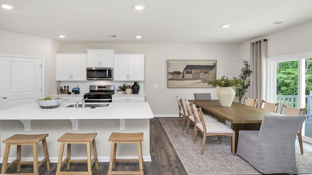 Furnished interior view inside a new home in Pine Hills at Cane Bay, Moncks Corner (Image 12).