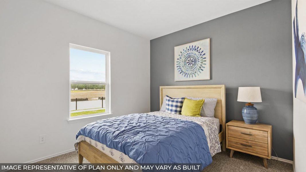 Furnished interior view inside a new home in Sunterra, Katy (Image 25).