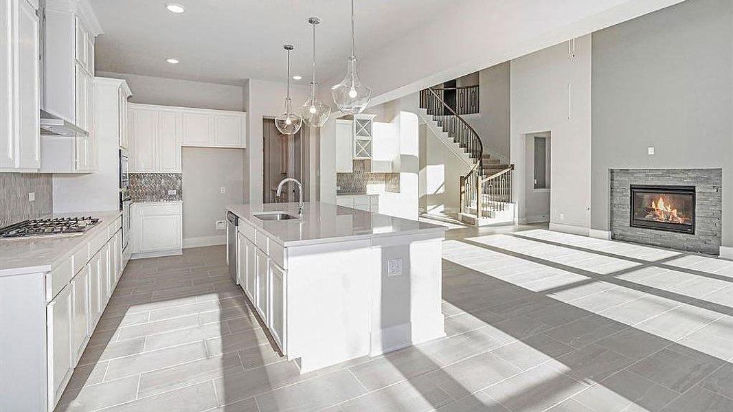 Furnished interior view inside a new home in Lakeside at Tessera, Lago Vista (Image 4).