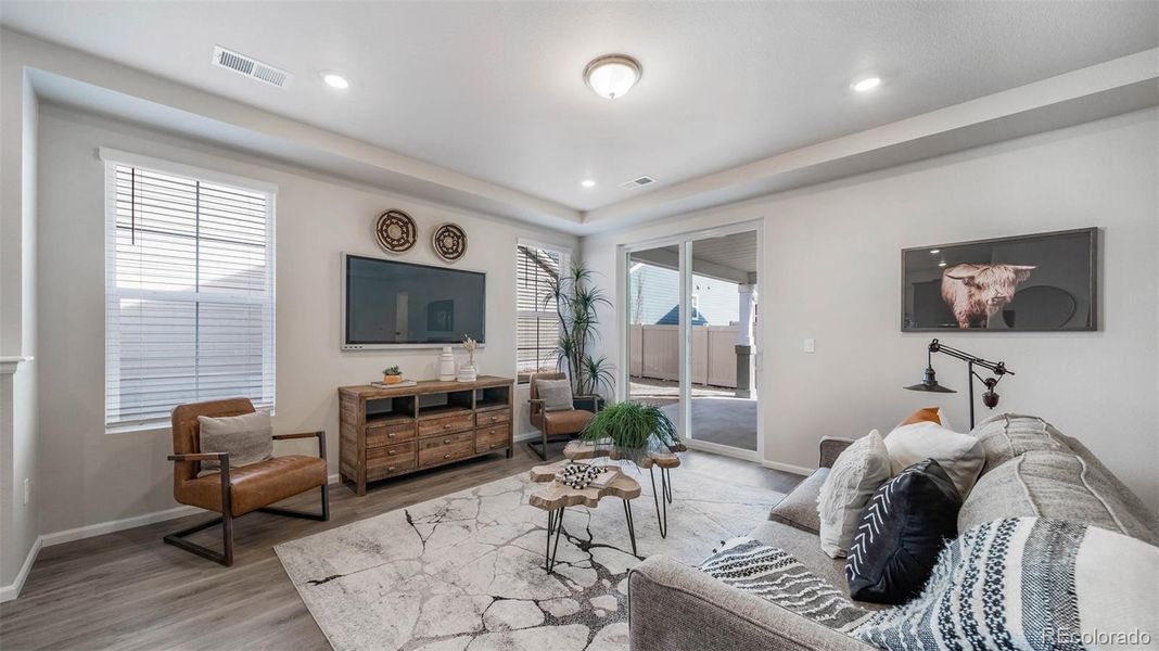 Furnished interior view inside a new home in , Aurora (Image 24).