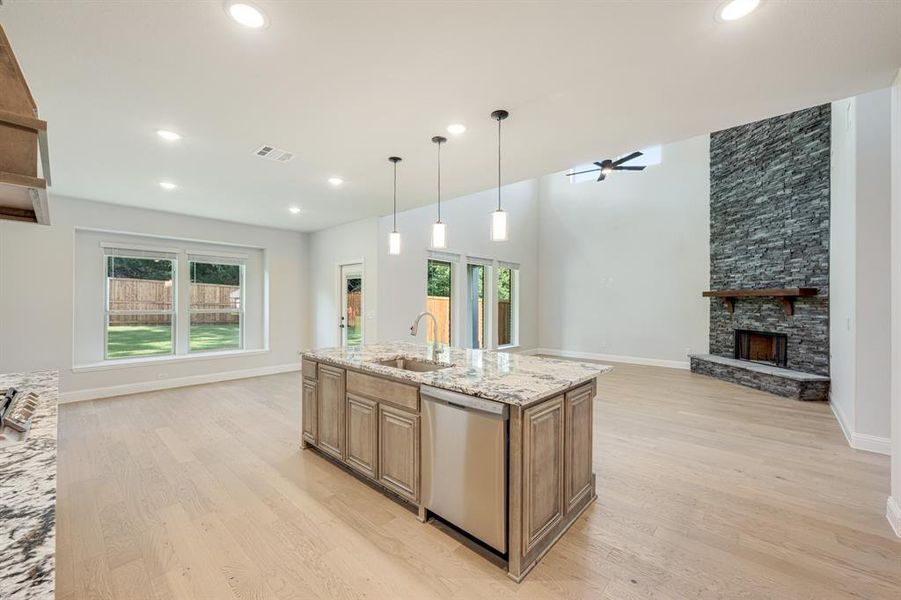 Furnished interior view inside a new home in Liberty, Melissa (Image 6). Furnished interior view inside a new home in Liberty, Melissa (Image 6).