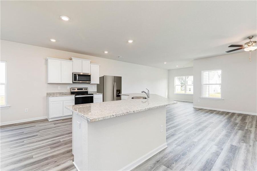 Furnished interior view inside a new home in , Conyers (Image 13).