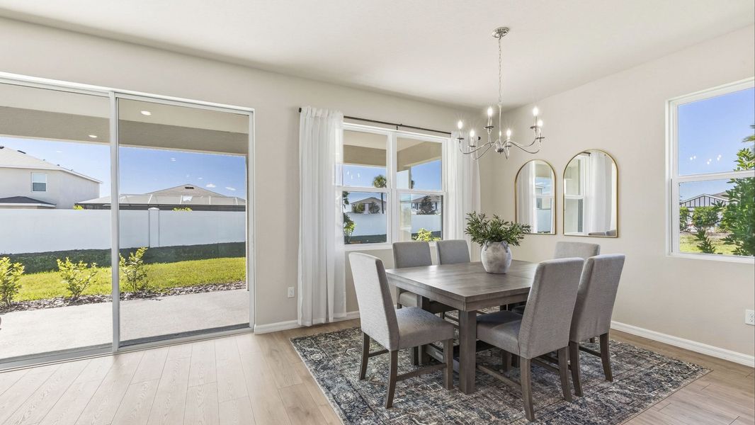 Representative furnished interior of a home built from the Delray by D.R. Horton in Legacy Preserve, Parrish (Image 10).
