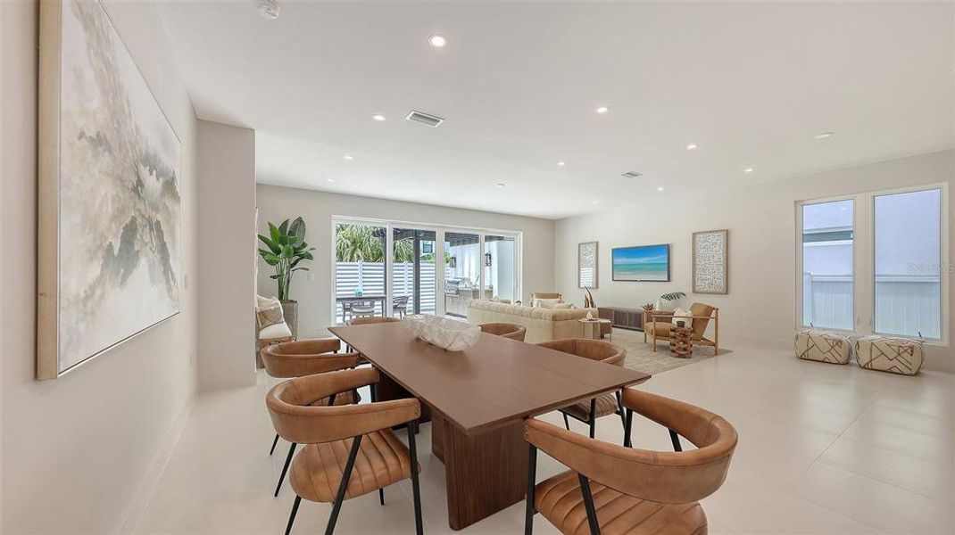 Furnished interior view inside a new home in , Sarasota (Image 25).