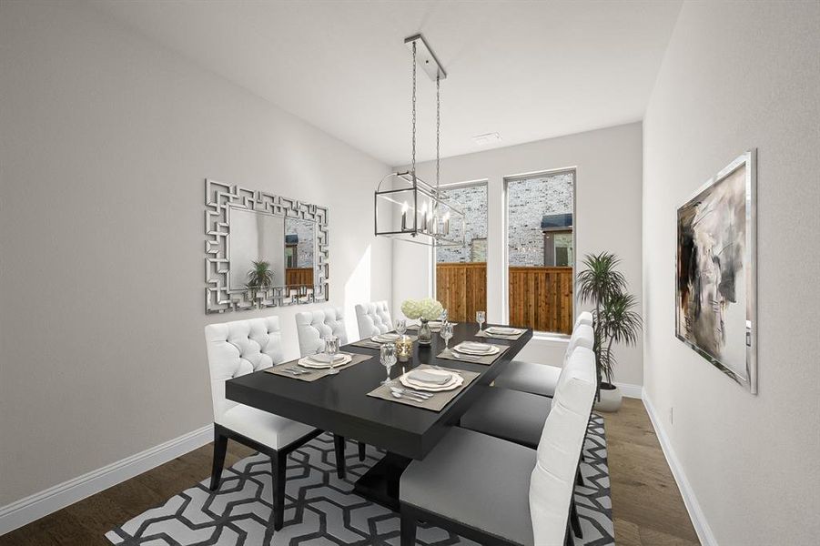 2314 Meek Woods - Dining Room Virtually Staged