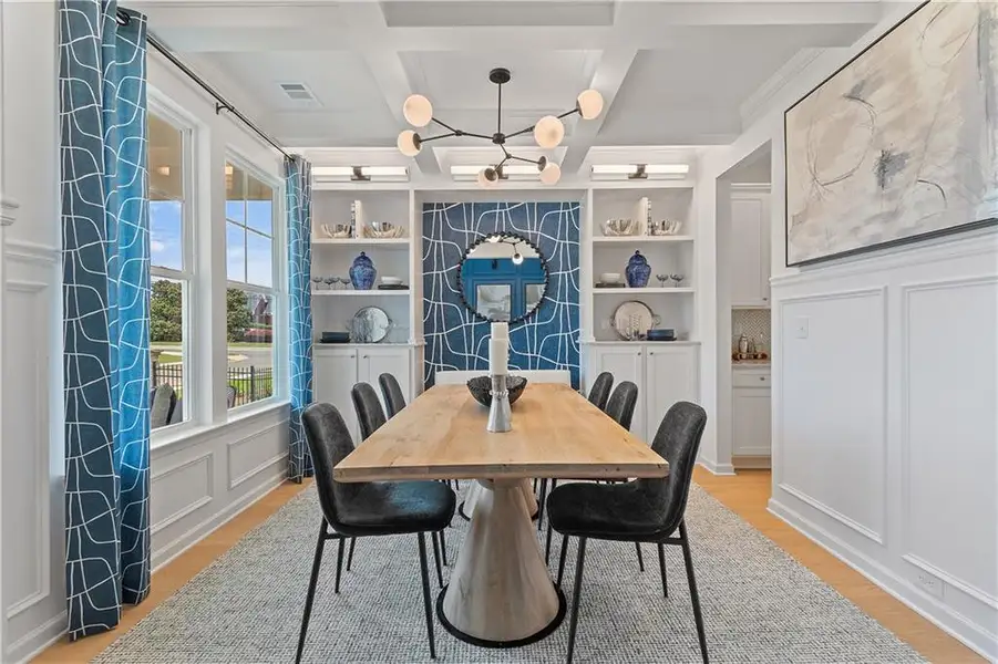 Furnished interior view inside a new home in Westwind Estates, Hampton (Image 7).