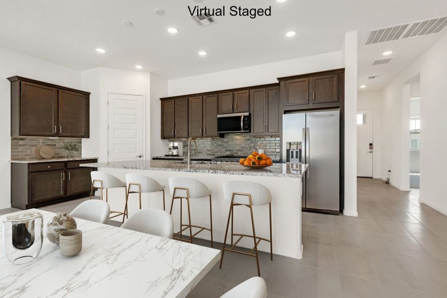 Furnished interior view inside a new home in Saguaro Reserve II, Marana (Image 5).