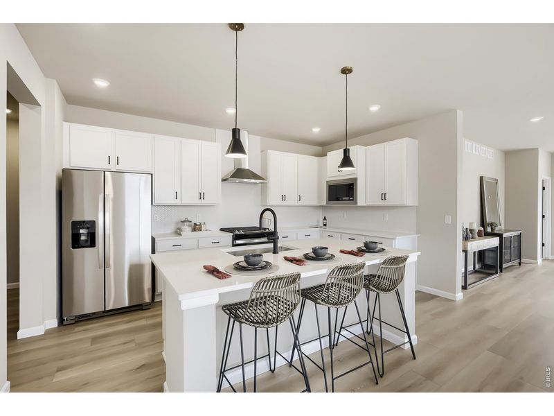 Furnished interior view inside a new home in Country Club Reserve, Fort Collins (Image 9).