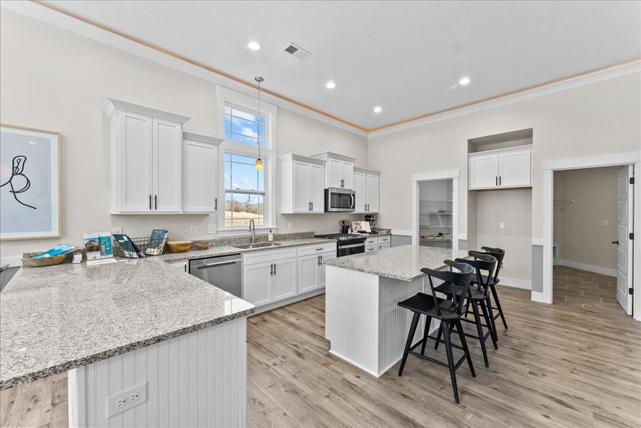 Representative furnished interior of a home built from the Drayton Elite by Enchanted Homes in Smokey Hills, Campobello (Image 16).
