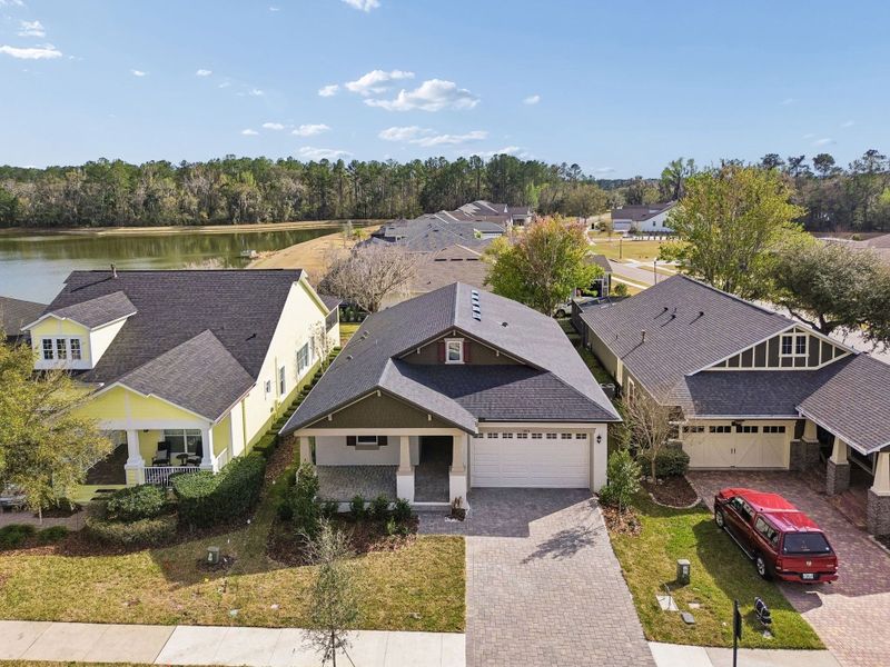 Front exterior of a new home in Southern Hills Plantation, Brooksville, FL, highlighting curb appeal (Image 32).