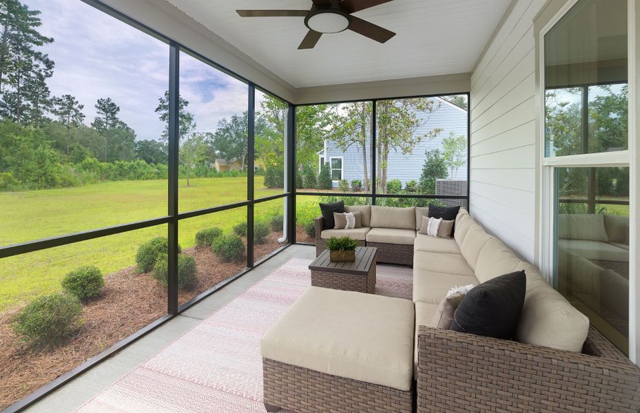 Expand your living space with a screened porch and watch the sunsets in the backyard. Expand your living space with a screened porch and watch the sunsets in the backyard.