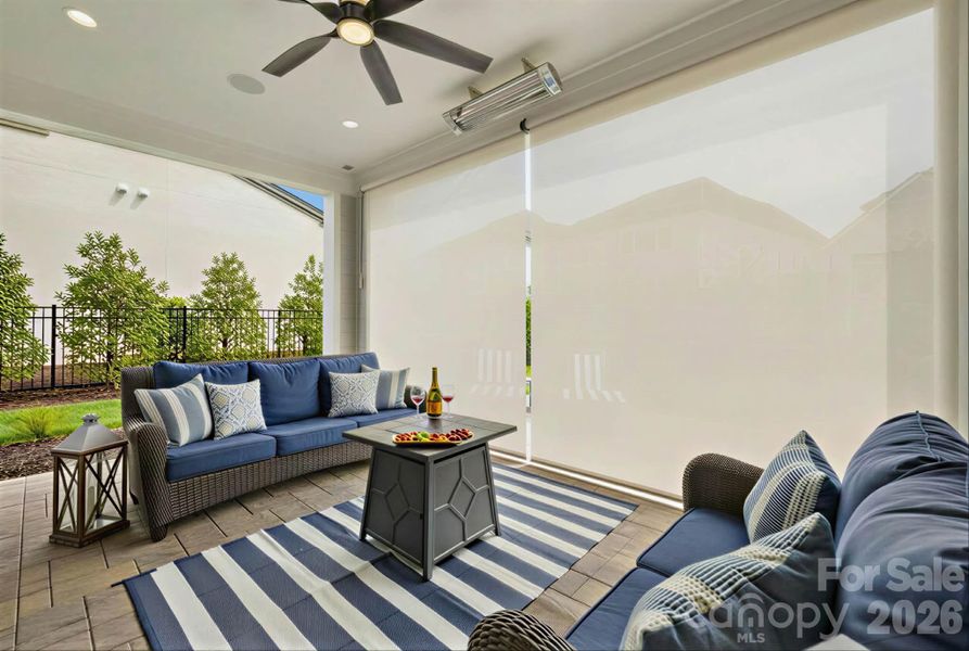 Furnished interior view inside a new home in , Fort Mill (Image 41).