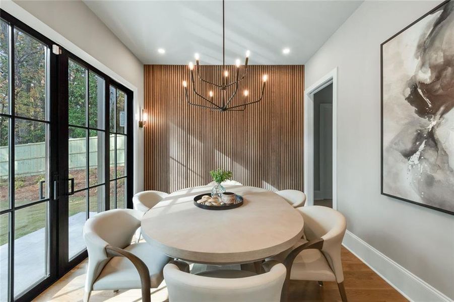 Furnished interior view inside a new home in , Dunwoody (Image 5).