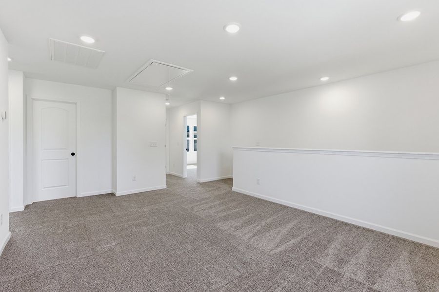 A room with white walls.