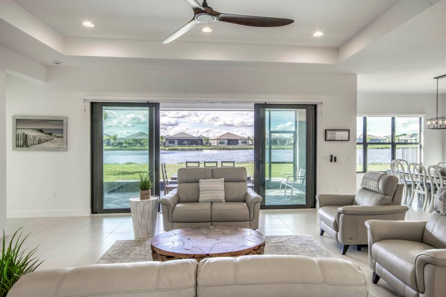 Furnished interior view inside a new home in , Port St. Lucie (Image 12).