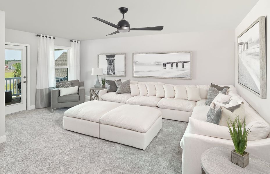 Representative furnished interior of a home built from the Vanderbilt by Pulte Homes in Carriage Estates, Lexington (Image 14).