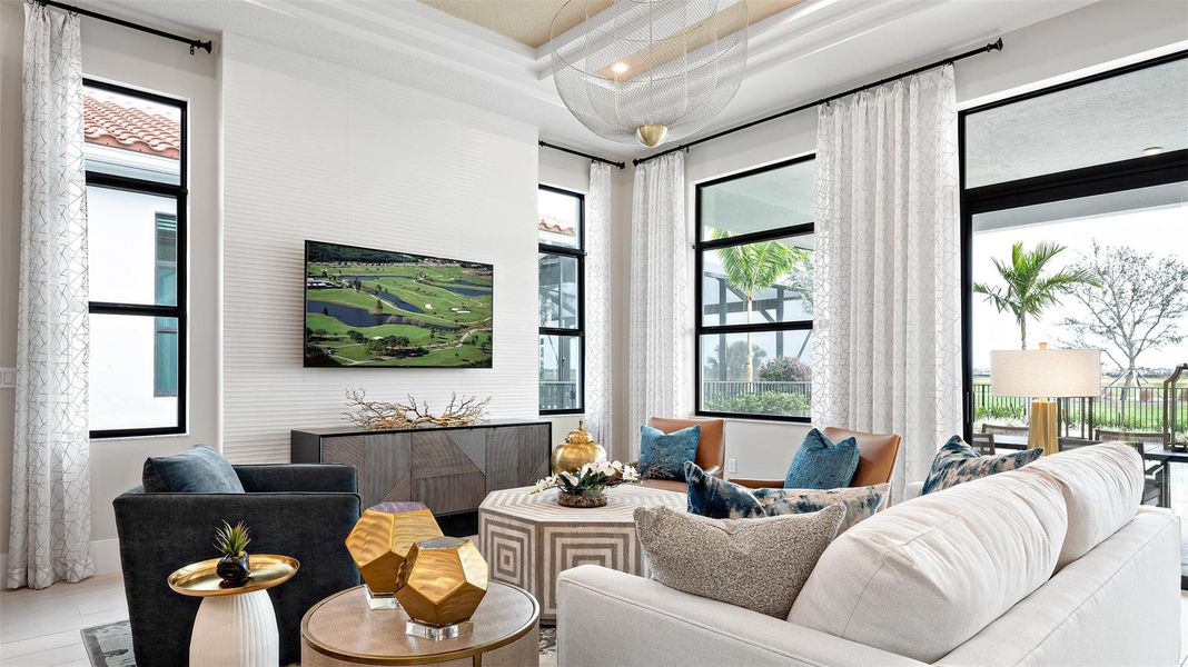 Furnished interior view inside a new home in , Port St. Lucie (Image 7).