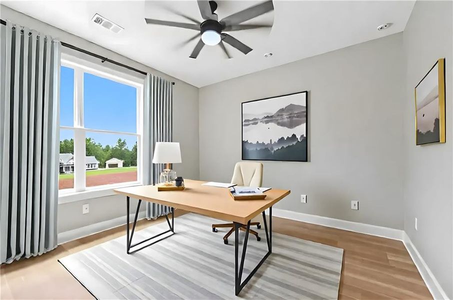 Furnished interior view inside a new home in , Ball Ground (Image 18).