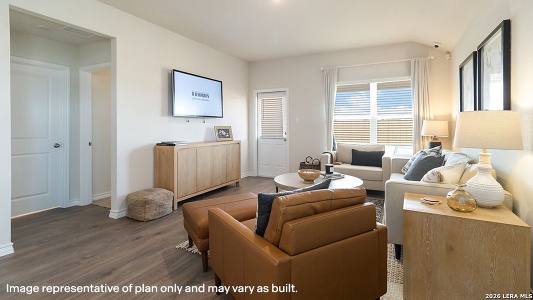 Furnished interior view inside a new home in Brookstone Creek, San Antonio (Image 23). Furnished interior view inside a new home in Brookstone Creek, San Antonio (Image 23).