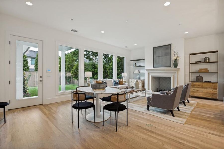 Furnished interior view inside a new home in , Highland Park (Image 8). Furnished interior view inside a new home in , Highland Park (Image 8).