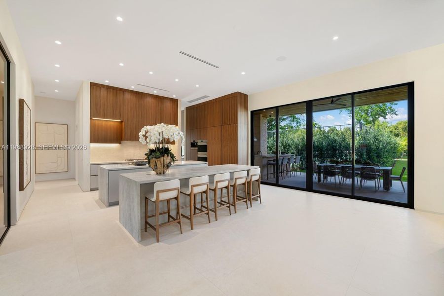 Furnished interior view inside a new home in , Miami (Image 36).