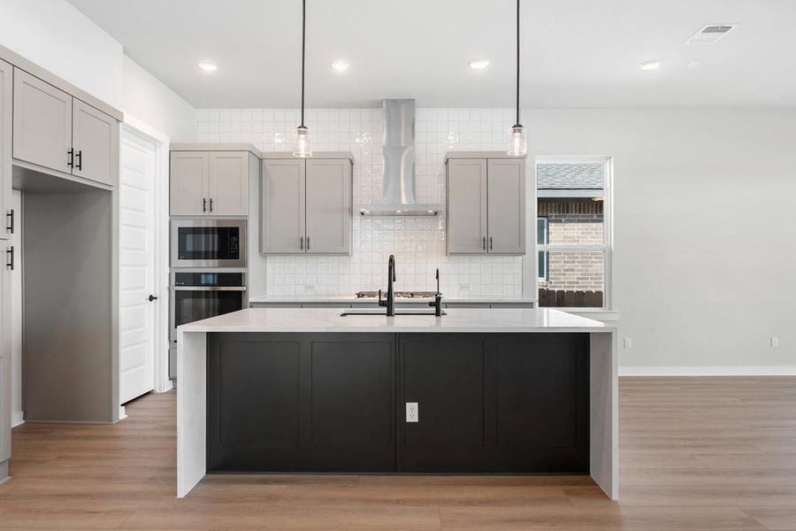 Furnished interior view inside a new home in Lariat, Liberty Hill (Image 7).